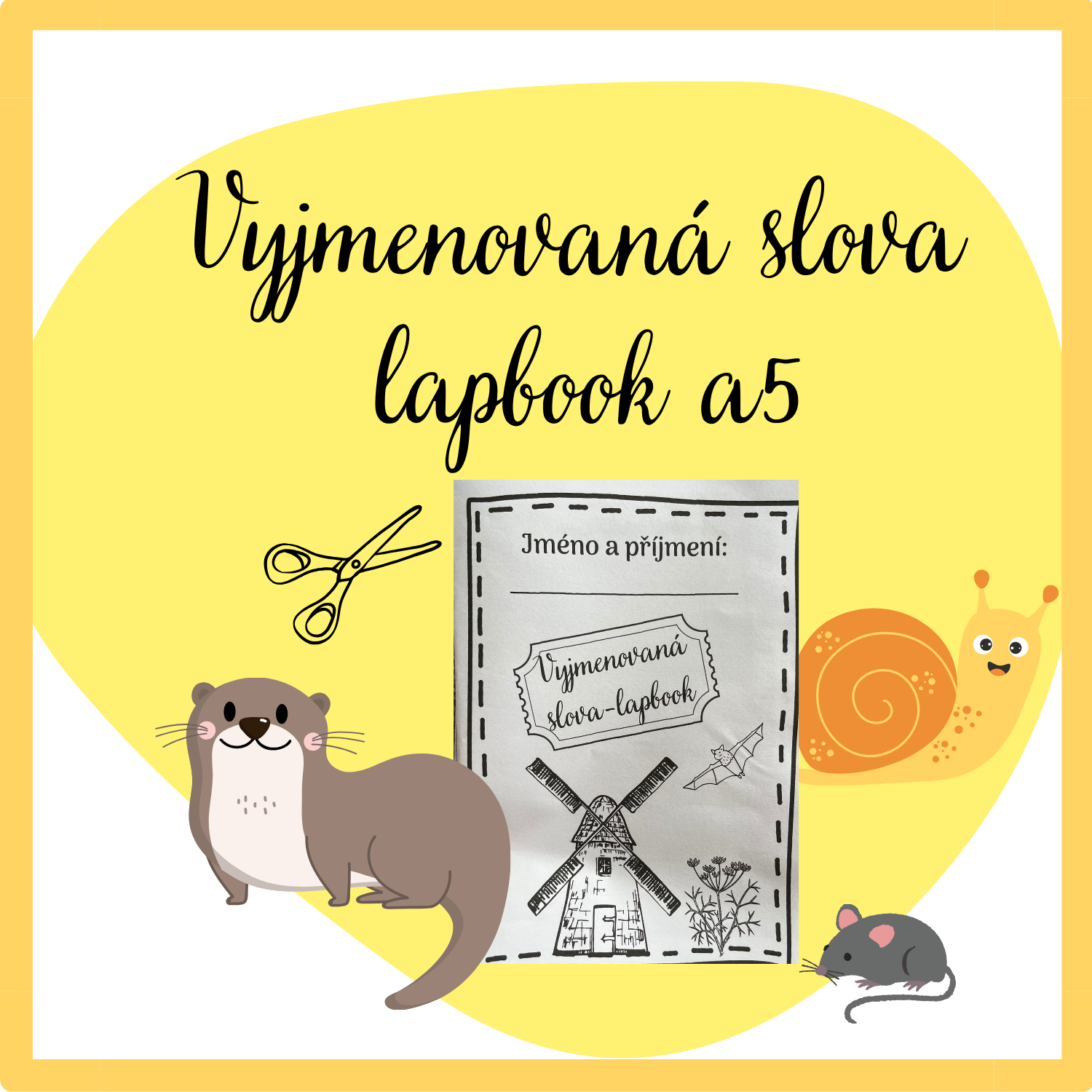 Vyjmenovaná slova lapbook Český jazyk gramatika UčiteléUčitelům cz